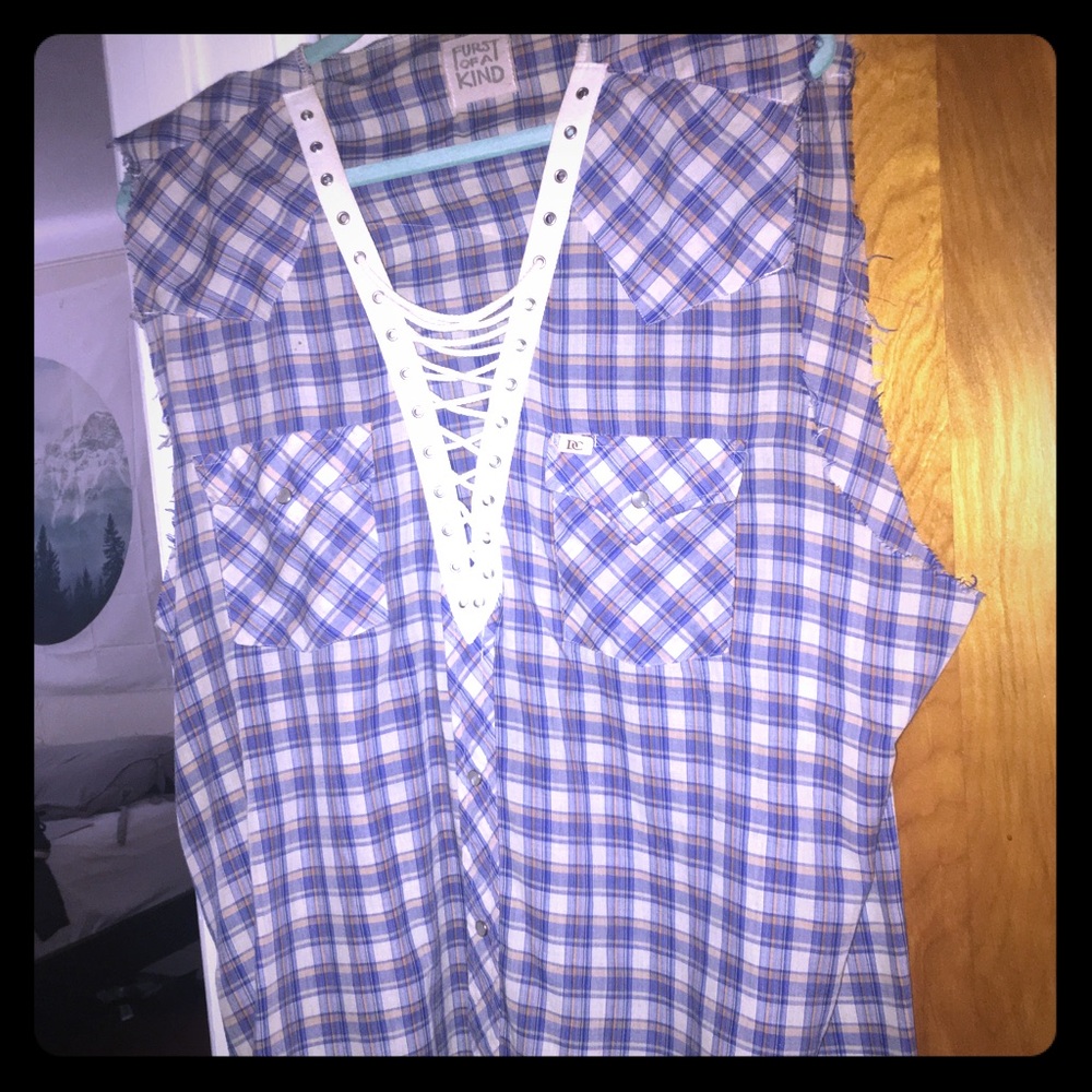 Furst of a Kind (LF) boys style blouse